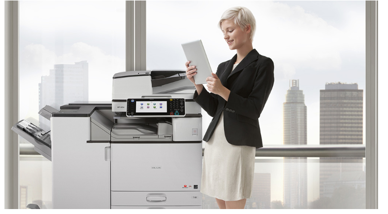 Cho thuê máy photocopy đen trắng ricoh mp 4055