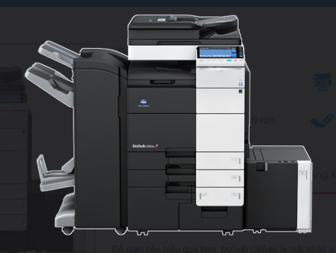MÁY PHOTOCOPY MÀU KONICA BIZHUB C654e