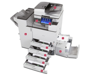 máy photocopy đen trắng ricoh mp 4055