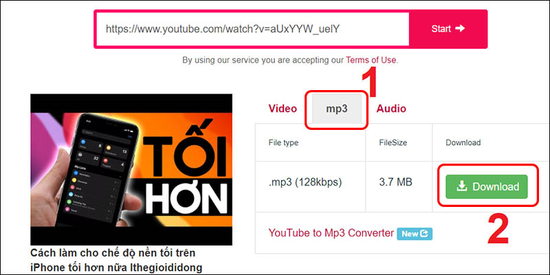 1758466765 113 Cach tai nhac tu YouTube ve dien thoai may tinh