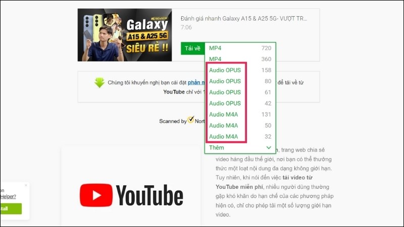 1758466765 588 Cach tai nhac tu YouTube ve dien thoai may tinh