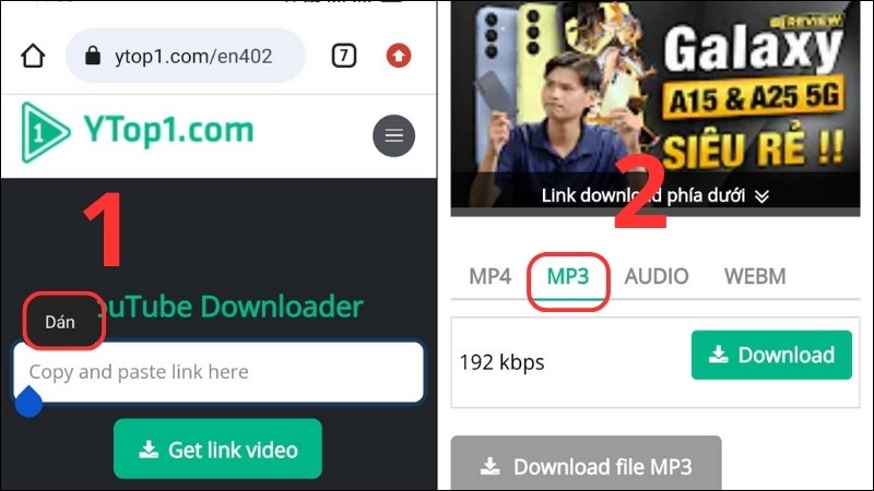 1758466766 635 Cach tai nhac tu YouTube ve dien thoai may tinh