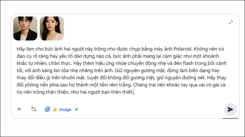 Cách tạo ảnh Polaroid bằng AI Gemini hot trend cực dễ