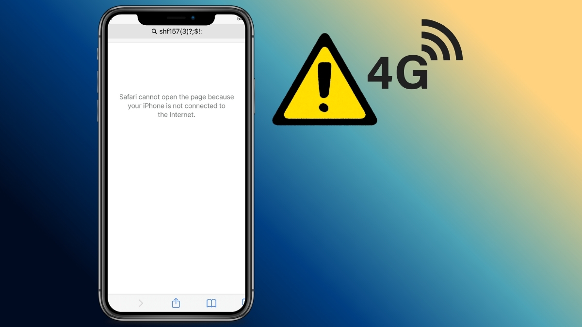iPhone có 4G nhưng không vào được mạng? 10 cách sửa lỗi hiệu quả