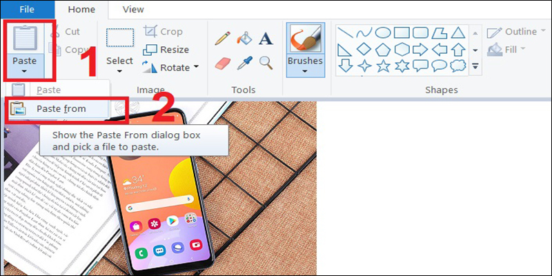 1762150520 95 Huong dan cach su dung Paint de ve chinh sua