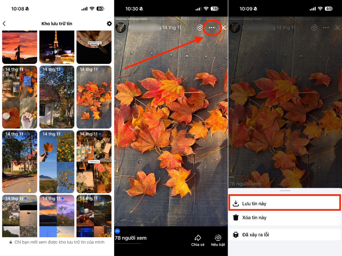 1763968169 230 4 cach tai Story Facebook ve dien thoai may tinh