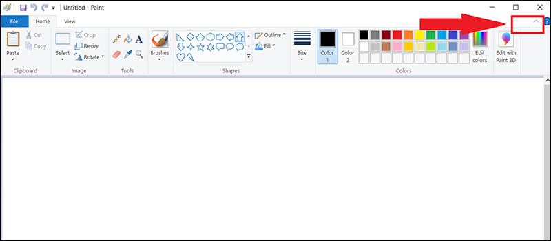 Huong dan cach su dung Paint de ve chinh sua