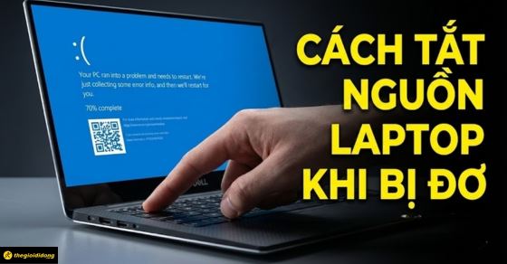 cach tat nguon laptop khi bi do thumb