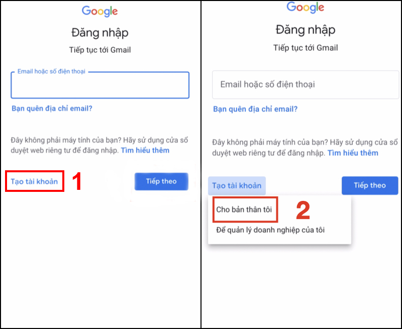 1765299562 725 Cach tao tai khoan Google tren dien thoai may tinh