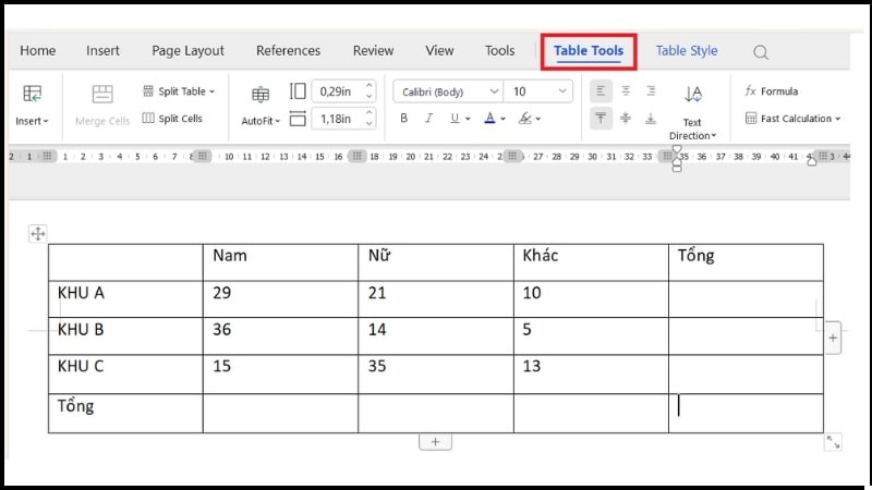 1766135708 319 Huong dan cach tinh tong trong Word mot cach chi