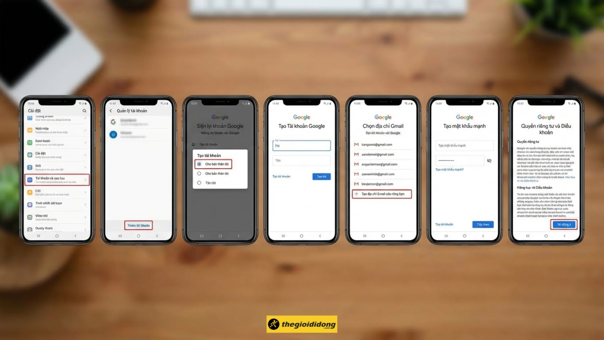 Cách tạo tài khoản Google trên điện thoại, máy tính miễn phí