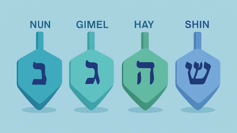 Con quay Dreidel trên Google là gì? Cách xoay con quay Dreidel online
