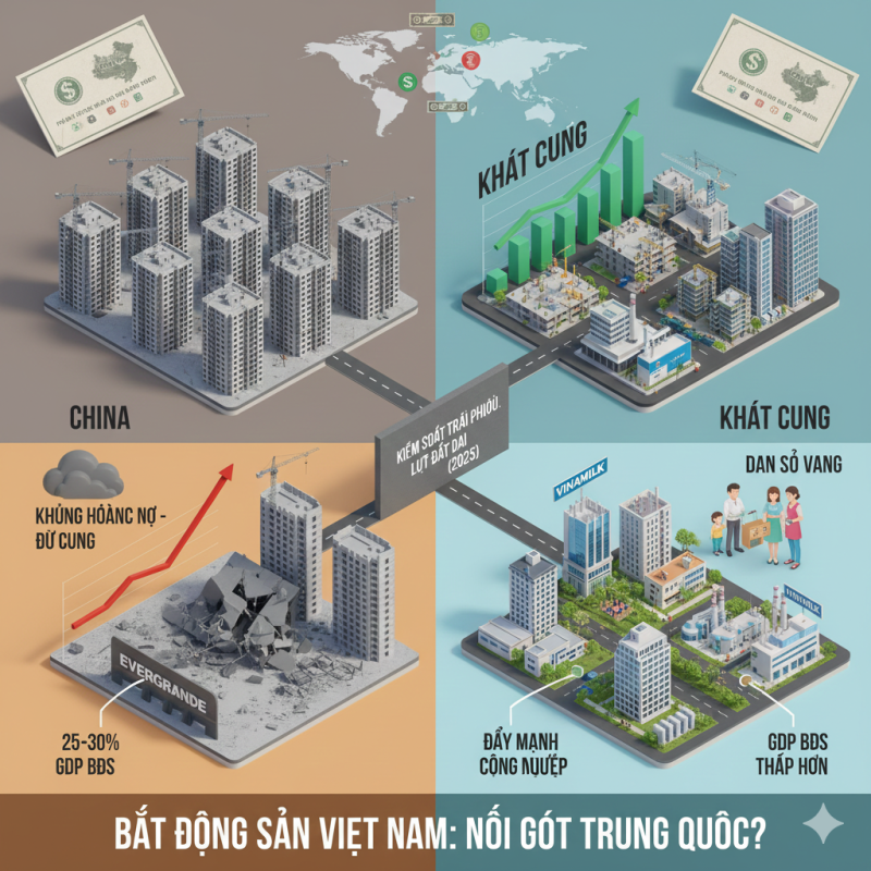 Bất Động Sản Việt Nam Có Nối Gót Trung Quốc? Giải Mã 3 Điểm Khác Biệt Cốt Lõi