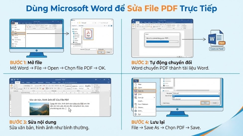 Hướng dẫn 3 cách chỉnh sửa file PDF trên máy tính cực dễ