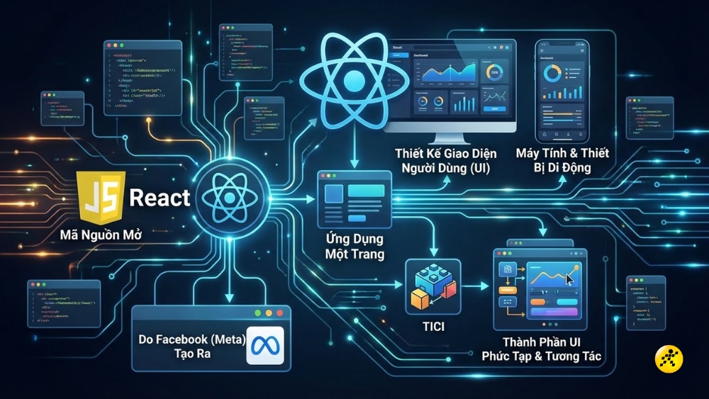 React là gì? Tìm hiểu về ReactJS, lý do nên học React, lộ trình học