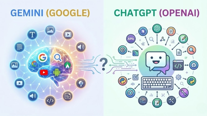 hãy So sánh Gemini vs ChatGPT: Nên sử dụng chatbox nào