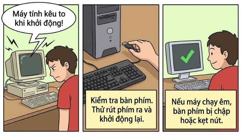 Kiểm tra bàn phím và các nút bấm Kiểm tra bàn phím và các nút bấm