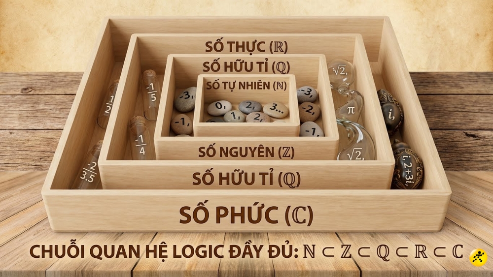 Mối quan hệ giữa Z và các tập hợp số khác Mối quan hệ giữa Z và các tập hợp số khác