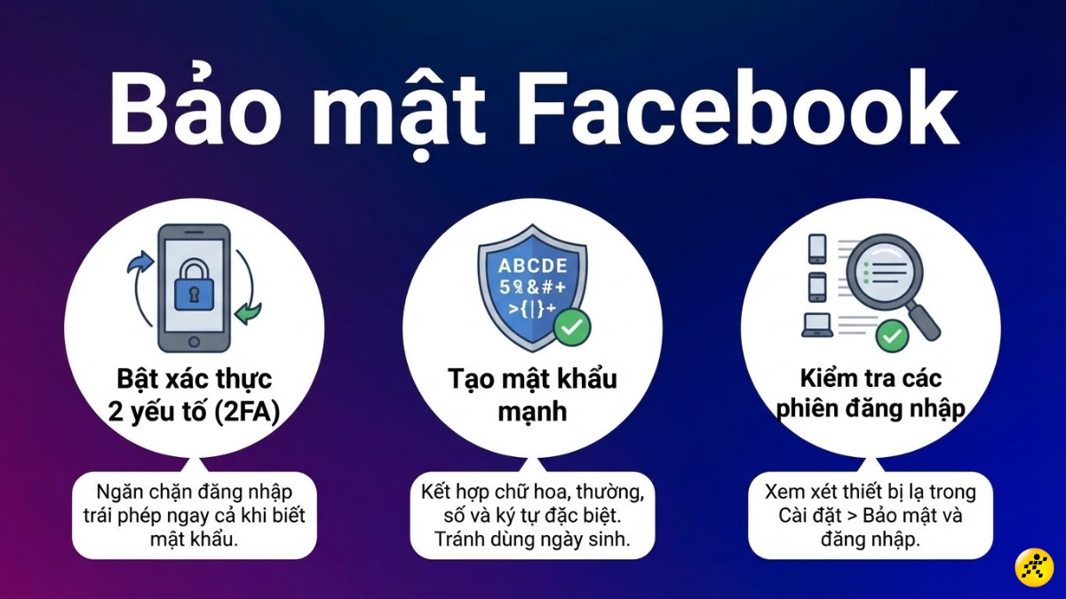 Mẹo bảo mật tài khoản Facebook Mẹo bảo mật tài khoản Facebook