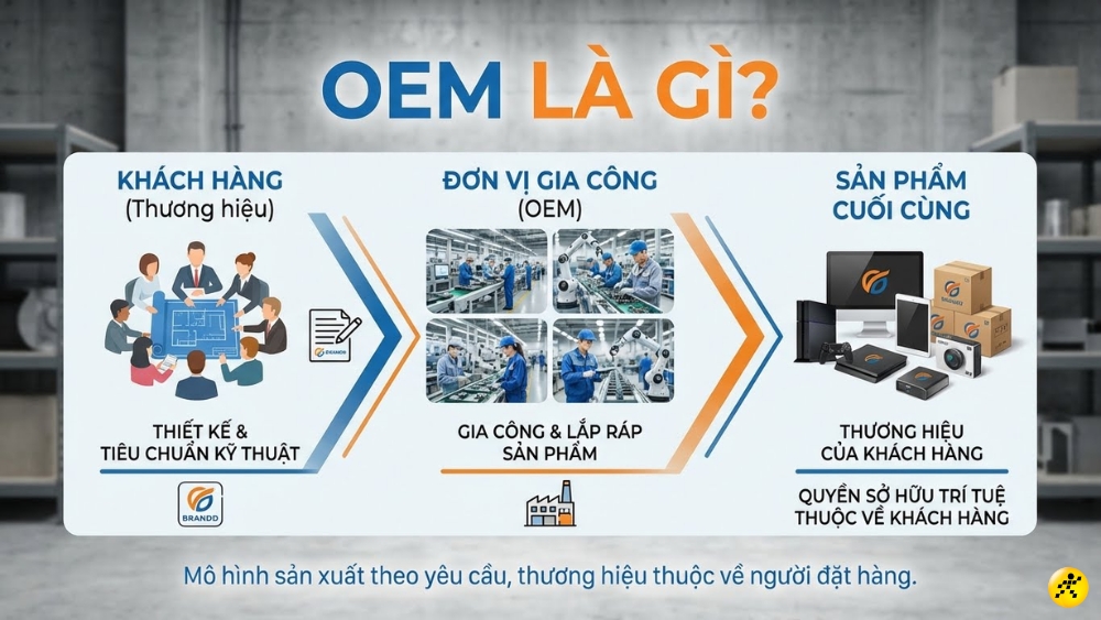 OEM là nhà sản xuất thiết bị gốc OEM là nhà sản xuất thiết bị gốc
