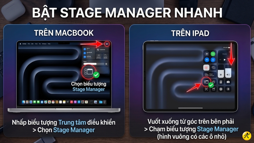 1771912887 820 Cach dung Stage Manager tren MacBool iPad don gian