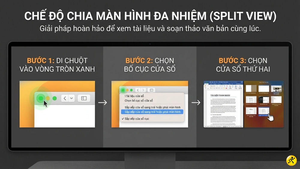 1771960733 781 Cach sap xep man hinh MacBook gon gang khoa hoc