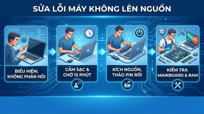Tổng hợp cách sửa 15 lỗi thường gặp trên máy tính, laptop